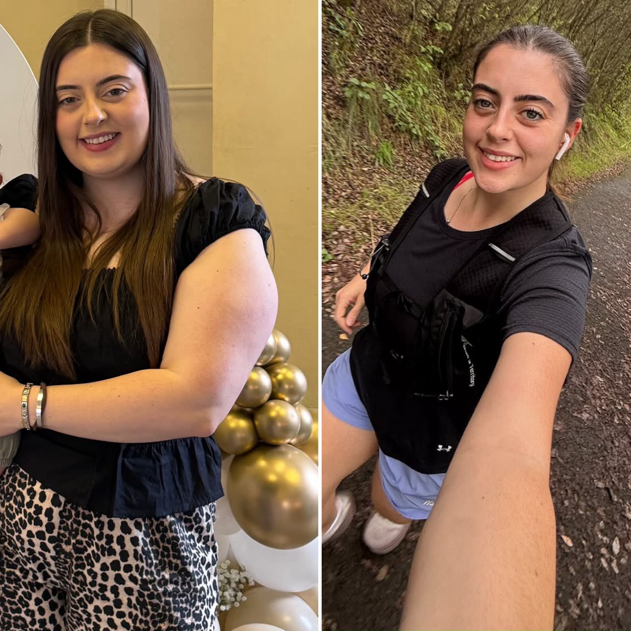 RH Fitness client transformation 2, showing their progress photos