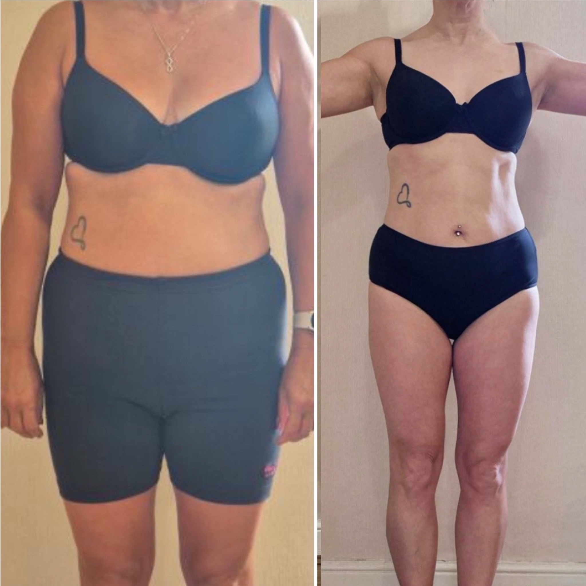 RH Fitness client transformation 4, showing their progress photos