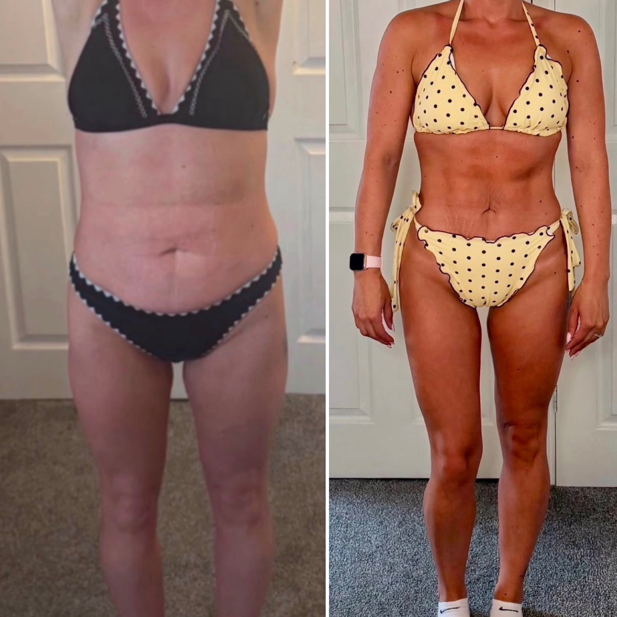 RH Fitness client transformation 5, showing their progress photos